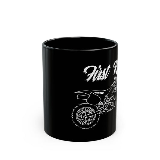 First Kick Black Mug